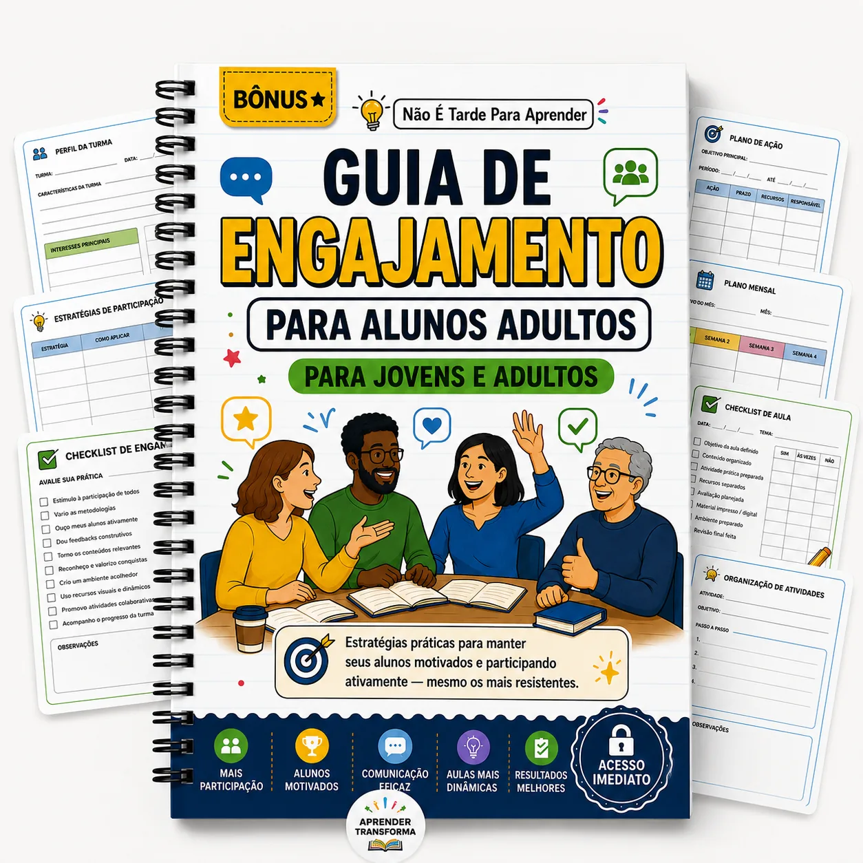 Guia de Engajamento para Alunos Adultos